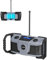 Baustellenradio DAB+ DAB FM Radio, Digitalradio mit Bluetooth und Wecker und Dimmer, Robustes DAB Plus Radios (Grau)