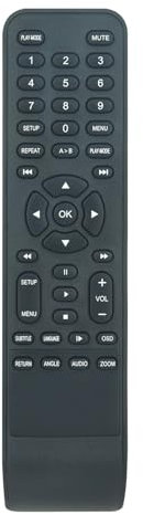 AULCMEET RC1463801-01 RC810 Nouvelle télécommande de Remplacement adaptée Philips Portable DVD Player PET705 PET707 PET710 PET715 PET725 PET810 PET1000