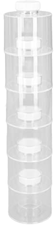 Kryddlåda, Kryddburk, 6 st Staplingsbara serveringsskålar & Terrin Kryddkrukor Transparent kryddkruka Kryddtorn Kryddbehållare for salt