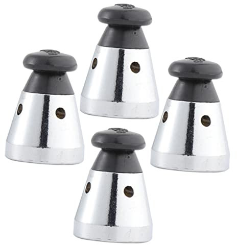 TOPBATHY Pressure Cooker Relief Jigger Valves 80kpa Pressure Limiting Safety Exhaust Valve Set 4pcs Replacement Parts for Cooker Accessories