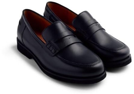Gioseppo Mocasines de Piel Modelo EVELETH Color Negro, Talla 39