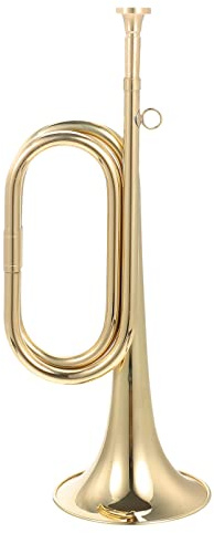 Kupfergoldene Trompete für Anfänger, Leicht Tragbar, Goldfarben | Blasinstrument für Militärorchester, 1 Stück, Natürliche Klangfarbe, Klassisches Signalhorn, für Kinder