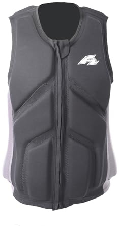 F2 Herren Prallschutz Weste Wake & Sup Weste XXL Schwarz