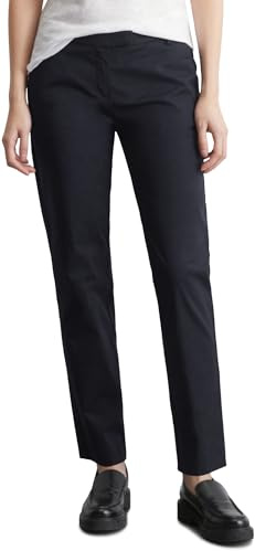 Marc O'Polo Damen Chinohose mit Stretch-Anteil Slim Fit, Blau (Thunder Blue), 40