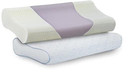 PARADIES Nackenstützkissen 40x80 cm - Latex Vario-Ergonomic mit Soft-Zone | Liegehöhe: 13cm, Made in Germany