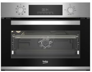 Beko BBCM12300X Horno Compacto con tecnología Aeroperfect y ventilador asistido