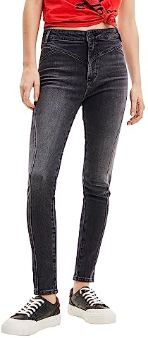 Desigual Women's Push-Up Skinny Jeans Black