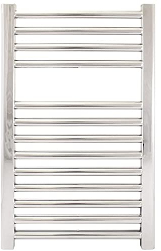 Mystatic Towel Rail Radiator in Chrome for Bathroom Shower Static Caravan - 700MM x 420mm