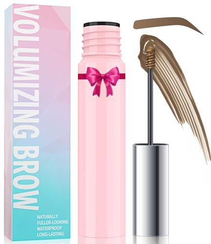 Gel de cejas - Gel de cejas para cejas completas y naturales, máscara de cejas, gel de cejas, resistente al agua, maquillaje de cejas, de larga duración, rubio
