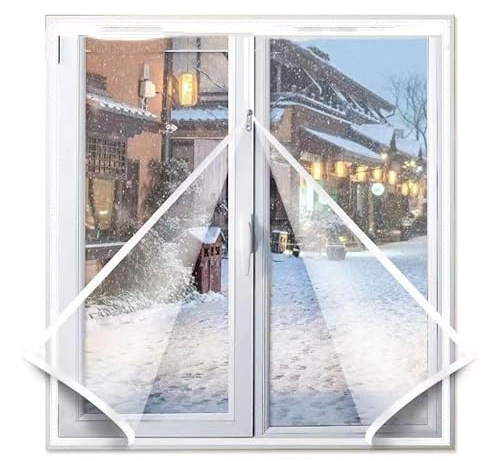 100 x 40 cm (B x H), Fenster-Isolierfolie, Schrumpffolie für Innenfenster