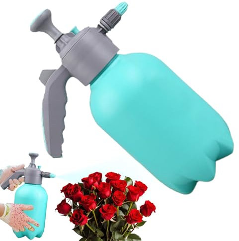 Pulverizador de bombeo | Pulverizador grande de 2 litros | Jarra de agua para plantas, lata de agua para plantas con mango para fertilizar y limpiar