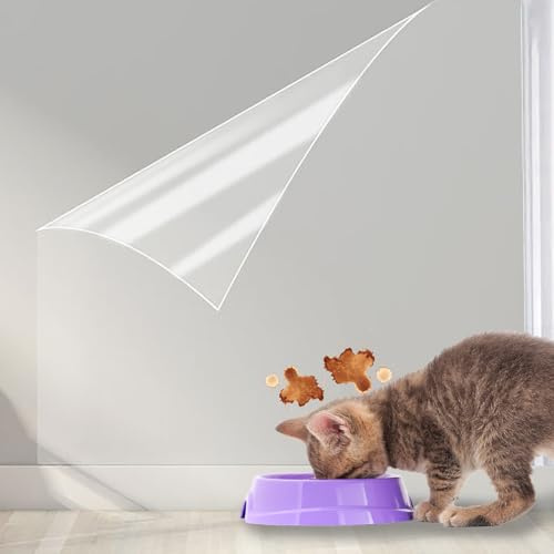 CAIJ Wandfolie Transparent Selbstklebend Spritzschutz 45x500cm