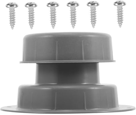 Rv Plumbing Vent Cap with Screws Plastic Roof Ventilation Cap for Enhanced Air Circulation Trailers and Motorhomes