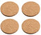Metafranc Corcho Almohadillas De Diámetro 28 Mm – Autoadhesivo – 4 Unidades – Natural Para Muebles – Para Superficies Lisas/Para Muebles