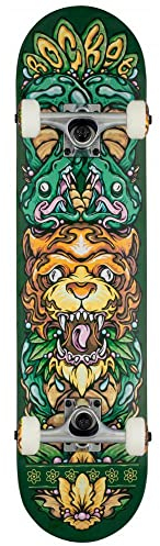 Rocket Wild Pile-up Longboard, Erwachsene, Unisex, Grün, Größe 7,5