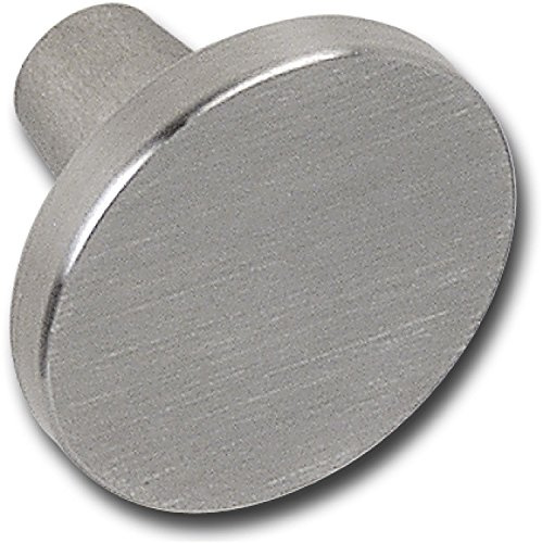 ACCURIDE MK.18035.20 35 mm, Technik-Team Möbelknopf Epona Knopf rund ø, Tiefe 23 mm, Edelstahl gebürstet, Silber