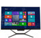PC All In One, Computer Desktop AIO DDR4 8G, Display Touchscreen FHD da 23,8, Processore Celeron J4125, Grafica UHD600, HDMI, RJ45, VGA, Webcam, Wi-Fi 2.4G/5G, 10 (Nero)