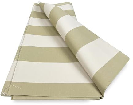 Tessuto Tenda Sole Torino da Esterno Giardino Balcone A Metro in Acrilico Altezza 2 Metri cm. 200 Riga Pari - Beige