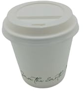 Générique 1000 Gobelets 10/12 cl (4 oz) en Carton Blanc avec Couvercles en Plastique – Tasses Jetables avec Couvercles Hermétiques de Qualité Professionnelle pour Boissons Chaudes