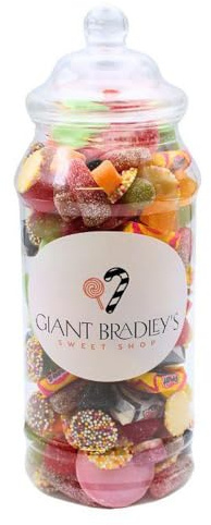 Medium Sweet Jar - Retro & Traditional Sweets Sherbet Lemons