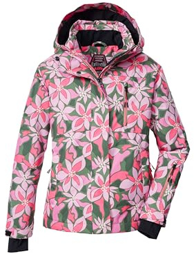 Killtec Ksw 211 Grls Ski Jckt Giacca da sci/giacca funzionale con cappuccio e paraneve Bambine e ragazze