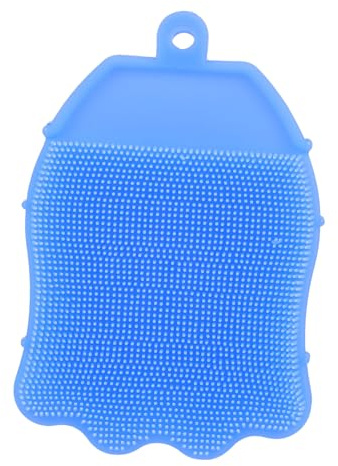 VALICLUD Bath Brush for Soft Silicone Shower Scrubber Gentle Scalp Massage Exfoliating Pad for Boys Cradle Cap Care and Deep Cleansing