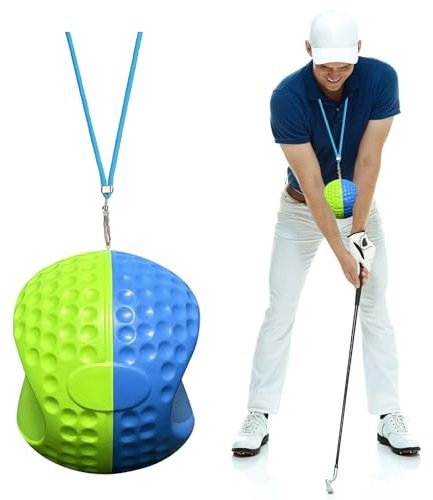 Mocoli Golf Schwungtrainer, Golf Trainingshilfen für Männer und Frauen Swing Trainer Ball Trainingshilfe Ball Zubehör für Golf (M)