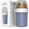 JIM'S STORE Taza para Cereales para Llevar sin BPA Vaso Portayogurt Práctico Apto para Fruta Yogur Nuez