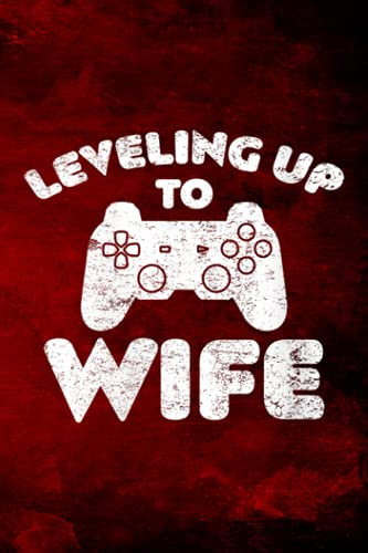 Womens Promoted To Wife Gamer Leveling Up To Wife, Account Information Notebook