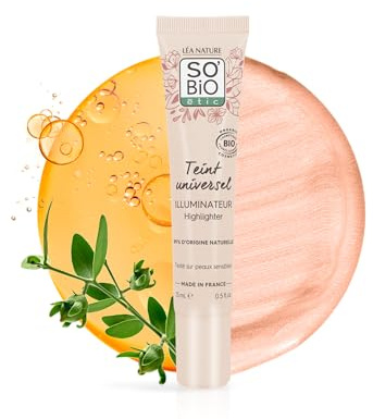 LÉA NATURE SO BiO étic| Illuminateur certifié Bio – Teint universel | Illumine – Effet bonne mine | Texture fluide & légère |Huile de Jojoba bio| 99% d’origine naturel - Vegan |Made in France| 15 ml