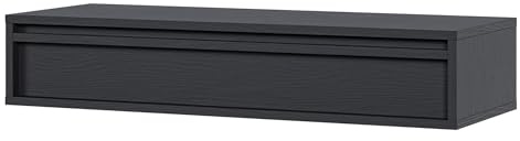 Selsey Evo - Table Console - 90 cm - avec tiroir - Suspendu - Noir