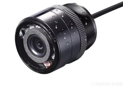 Caméra de Recul Caméra Recul pour Stationnement Arrière Voiture 28mm IR HD CCD Barre Remorquage Étanche Pare-Chocs Angle 120 ° Voiture Caméra de Recul