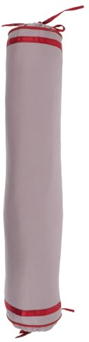 WESIEVYA Funda De Almohada Cervical Cilíndrica, Funda Redonda De Tela Suave, Lavable y Extraíble, Soporte para Cuello, Uso Cama, Sofá y Oficina, Color Morado, Diseño Minimalista