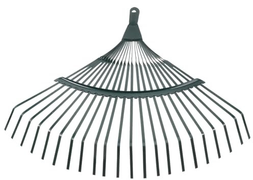 BESPORTBLE Rastrello Da Giardino in Acciaio Inossidabile Rastrello Per Orto Attrezzo Da Giardinaggio Per Spargere Terreno e Foglie Pratico Per Aree Verdi Piccole e Spazi Ristretti