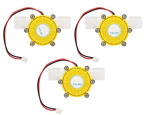 Wind Turbines, DC5V 12V 80V F50 Micro-hydro Generator DC Water Pump Hydroelectric Power Energy Generators mini water generator Wind turbine generator kit(12)