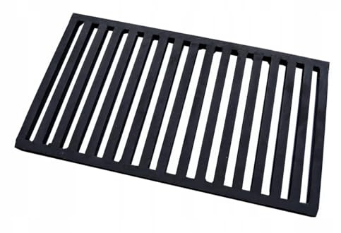 Ofenrost Eckrost für Kamin 43x25cm | 25x43cm Kaminrost Stahlgitterrost Ascherost Kaminrost Feuerrost Rost Ascherost Backofenrost Robuster Schwerlastrost Tafelrost | 430x250 mm | 250x430mm | Dicke 14mm