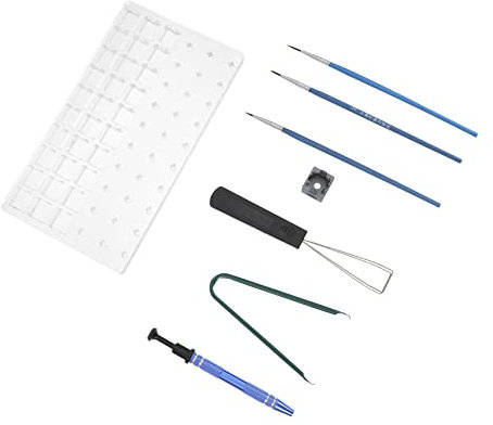 KONTONTY Kit Completo De Teclado Mecánico Extractor De Teclas Cepillo Limpiador Soporte para Vástago Acrílico Herramientas para Limpiar y Reparar