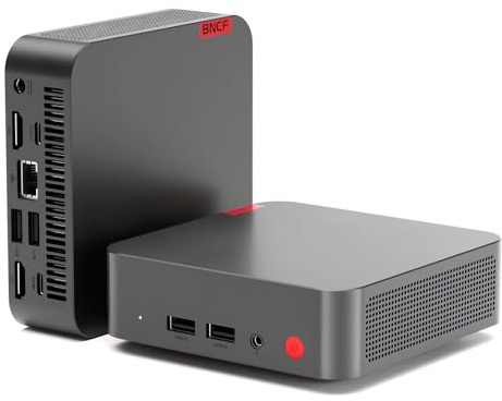 BNCF Mini PC NewBox B01 Alder Lake N150 3.6GHz 16GB DDR4 RAM 256GB PCIe SSD Triple 4K Display Win 11 Pro HDMI×2+USB×4+Type-C×2 WiFi 5 & BT 5.0 Portatile Desktop Mini Computer per Ufficio/Giochi