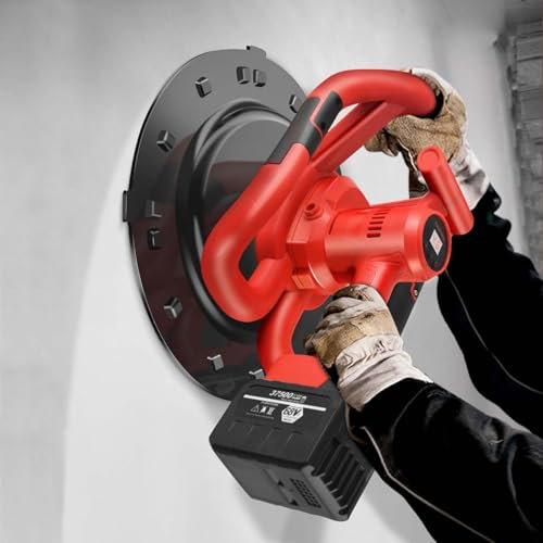 Lisciatrice Elettrica Per Cemento Da 1680 W, Display Digitale Lcd, 6 Velocità Regolabili, Frattazzo Per Malta Cementizia - Lucidatrice Per Pareti,Levigatrice Professionale Per Intonaco,37500mah