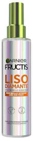 Garnier Fructis Glattes Diamantspray für Glanz und Weichheit, 100H intensiver Glanz*, glatt ohne Frizz, mit pflanzlichem Keratin und Arganöl, 150 ml (*Test Instrumental)