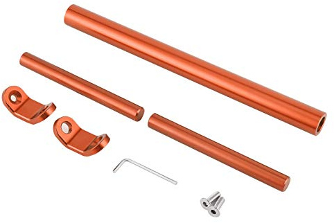 barra trasversale scooter barra trasversale scooter Barra di bilanciamento per moto, barra di bilanciamento CNC in lega di alluminio Barra di rinforzo per manubrio esteso per moto(arancia) adatto p