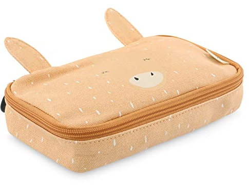 Trixie - Federmäppchen, rechteckig, für Kinder – Mrs. Giraffe (Giraffe), Orange, Mrs. Giraffe, Orange, Mrs. Giraffe, Orange, Mrs. Giraffe