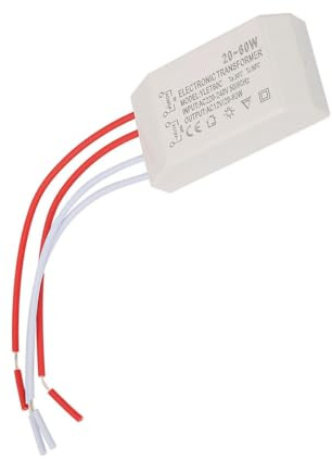 Dioche Elektronischer Transformator 220V auf 12V, Elektronischer Transformator mit Spannungswandler, 20–60 W, intelligentes Netzteil