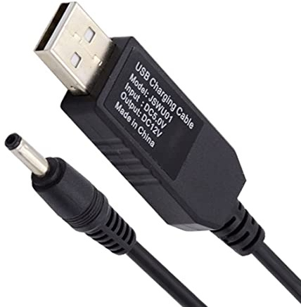 ChenYang USB Boost Charging Cable 3.28FT,USB 2.0 DC 5V to DC 12V 3.5x1.35mm Boost Power Cable for Router/Optical Modem