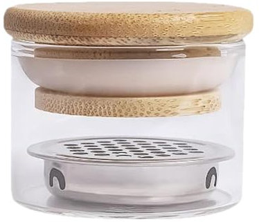 Nagel Pinsel Waschbecher Nagelpinsel Waschschüssel mit Deckel Pinsel Nagelkunst-Pinselreiniger Cup Mehrzweckstift Polish Remover Cleanser Cup