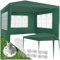 tectake® Carpa para jardín, Carpas para Exteriores Impermeables, cenador Jardin, toldo Playa, Carpa cenador, Carpas Jardin Exterior - 3x3m Verde