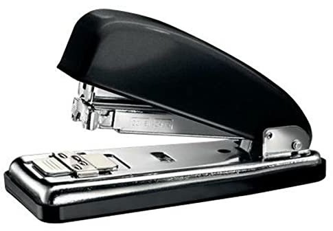 Petrus 626835 - Grapadora de Oficina Mod. 226 WOW Negro, Capacidad 30 Hojas, Tecnología de Impacto Directo Patentada, Grapado Cerrado, Abierto y Clavado, Incluye Cajita de 200 Grapas