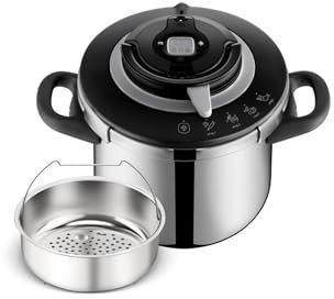 Clipso+ CHEF 8L | Olla a presión | 4 programas de cocción | Cocina rápida | Tapa con una sola mano | P4551431