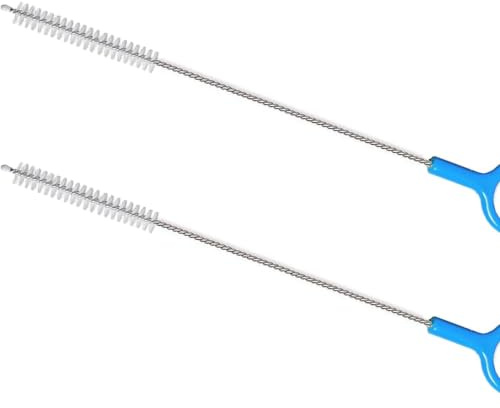 2 Pcs Straw Cleaner Brush, Reusable Nylon Bristles, Tumbler Cups Wire Clean