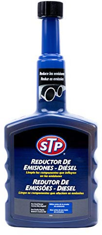 STP Reductor de Emisiones Diésel, Reduce Niveles de Emisiones y Gases de Escape, Limpia Componentes del Sistema de Combustible para Mayor Eficiencia y Ahorro de Combustible, 400ml